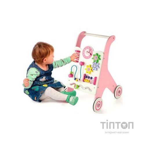 Ходунки Viga Toys рожеві (50178)
