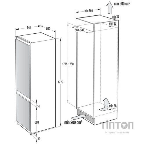 Холодильник Gorenje NRKI218EA0