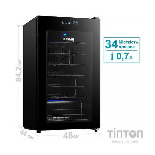 Холодильник PRIME Technics PWC 8634 EB