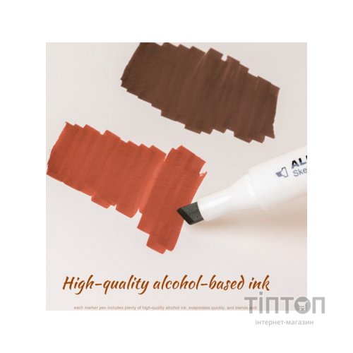 Художній маркер Arrtx Спиртові Alp ASM-02-SK02 12 кольорів, відтінки шкіри шкіри (LC302604)