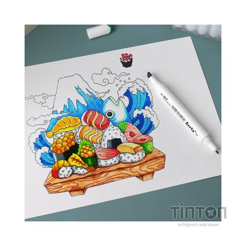 Художній маркер Arrtx Спиртові Alp ASM-0290B 90 кольорів (LC302475)