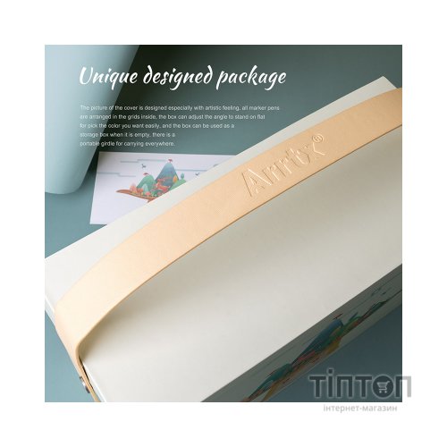 Художній маркер Arrtx Спиртові Alp ASM-0290B 90 кольорів (LC302475)