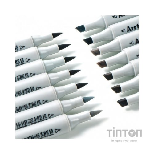 Художній маркер Arrtx Спиртові Oros ASM-03GY 32 кольори, сірі відтінки (LC302543)