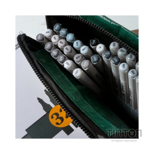 Художній маркер Arrtx Спиртові Oros ASM-03GY 32 кольори, сірі відтінки (LC302543)