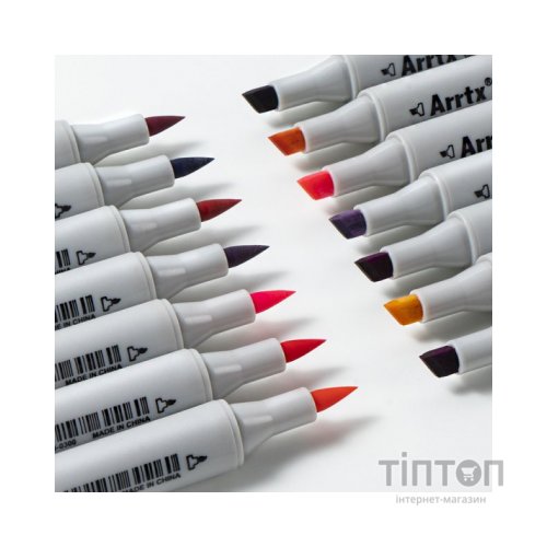 Художній маркер Arrtx Спиртові Oros ASM-03PL 24 кольори, фіолетові відтінки (LC302505)