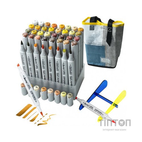 Художній маркер Arrtx Спиртові Oros ASM-03YL 40 кольорів, жовті відтінки (LC302499)