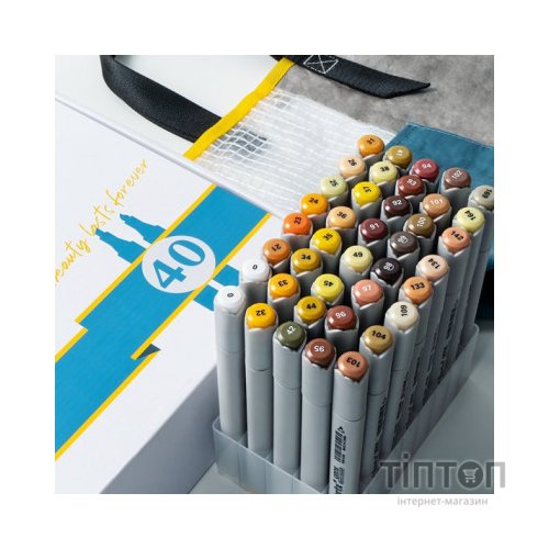 Художній маркер Arrtx Спиртові Oros ASM-03YL 40 кольорів, жовті відтінки (LC302499)