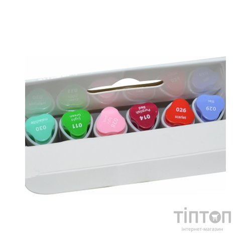 Художній маркер Santi набір двосторонніх sketch Floristics 6 шт (390569)