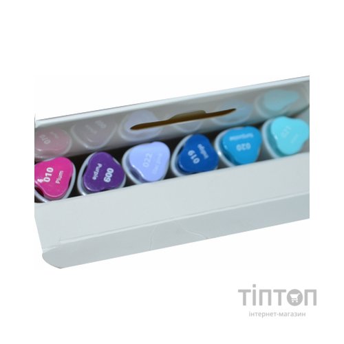 Художній маркер Santi набір двосторонніх sketch Seascape 6 шт (390567)