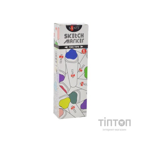 Художній маркер Santi sketch SM-01, червоний (390491)