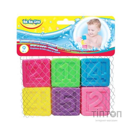 Іграшка для ванної BeBeLino Кубики з цифрами (57089)