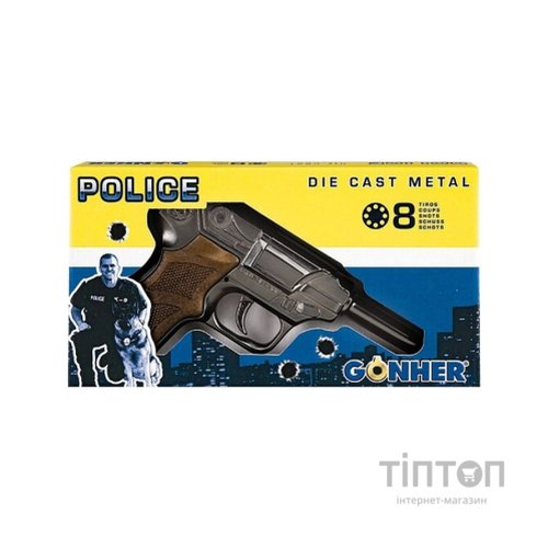 Іграшкова зброя Gonher Револьвер 8-зарядний (124/0)