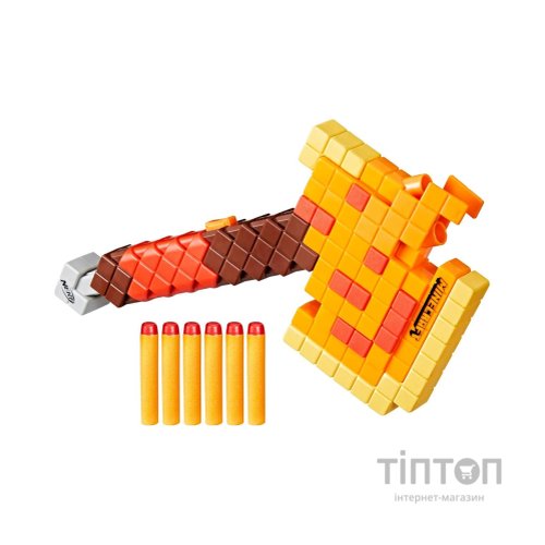 Іграшкова зброя Hasbro Бластер-сокира NERF Minecraft Firebrand (F8953)