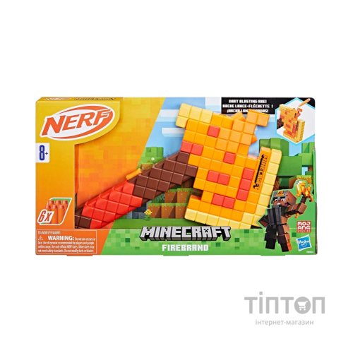 Іграшкова зброя Hasbro Бластер-сокира NERF Minecraft Firebrand (F8953)