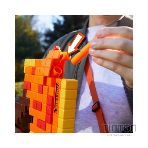 Іграшкова зброя Hasbro Бластер-сокира NERF Minecraft Firebrand (F8953)