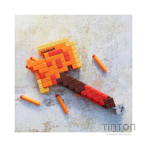 Іграшкова зброя Hasbro Бластер-сокира NERF Minecraft Firebrand (F8953)