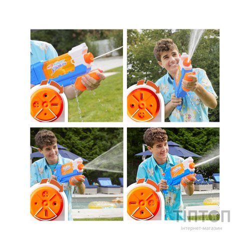 Іграшкова зброя Hasbro Бластер водний Фліп Філ, серія Нерф Супер Сокер (F8643)