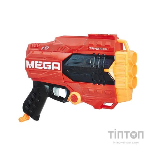 Іграшкова зброя Hasbro Nerf бластер МЕГА Три-брейк (E0103)