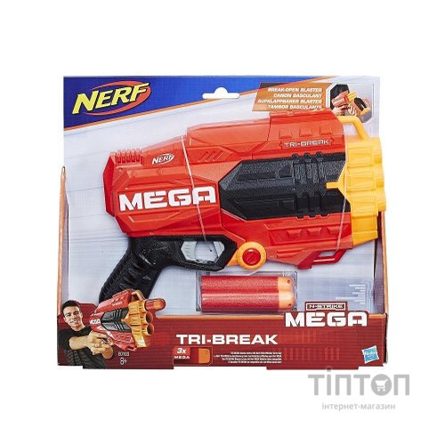 Іграшкова зброя Hasbro Nerf бластер МЕГА Три-брейк (E0103)