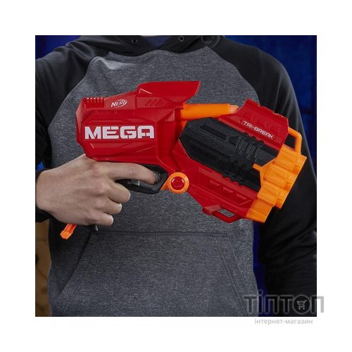Іграшкова зброя Hasbro Nerf бластер МЕГА Три-брейк (E0103)