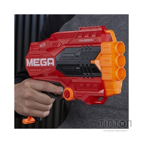 Іграшкова зброя Hasbro Nerf бластер МЕГА Три-брейк (E0103)