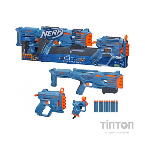 Іграшкова зброя Hasbro Nerf набір бластерів Elite 2.0 Stockpile (F5031)
