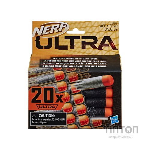 Іграшкова зброя Hasbro NERF набір патронів Ультра 20 стріл (E6600)