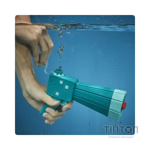 Іграшкова зброя Hasbro Nerf Водний бластер Майнкрафт Глоу Сквід (F7600)