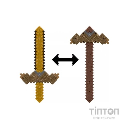 Іграшкова зброя Minecraft Меч-трансформер 2 в 1 (JKC15)