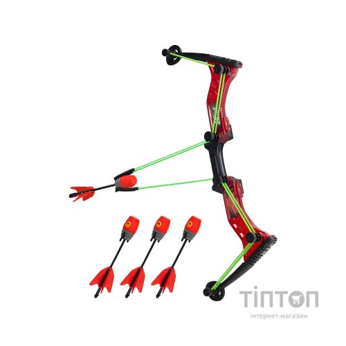 Іграшкова зброя Zing Лук для гри Hyper Strike червоний (HS470R)