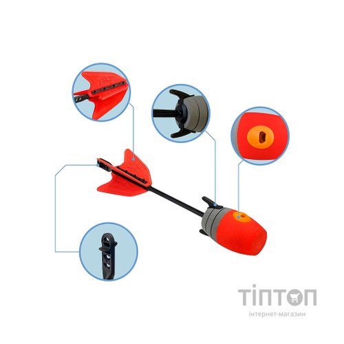 Іграшкова зброя Zing Лук для гри Hyper Strike червоний (HS470R)