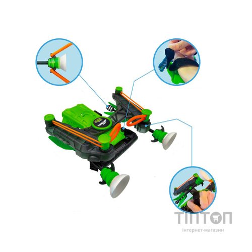 Іграшкова зброя Zing лук на зап'ясток Air Storm - Wrist bow зелений (AS140G)