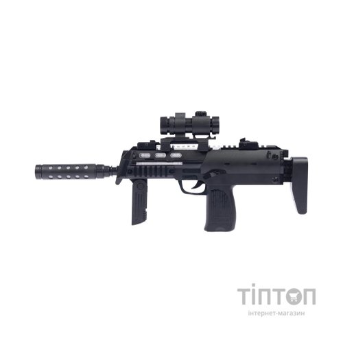 Іграшкова зброя ZIPP Toys Автомат світло-звуковий HK MP7 Чорний (810B)