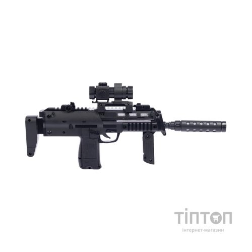 Іграшкова зброя ZIPP Toys Автомат світло-звуковий HK MP7 Чорний (810B)