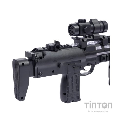 Іграшкова зброя ZIPP Toys Автомат світло-звуковий HK MP7 Чорний (810B)