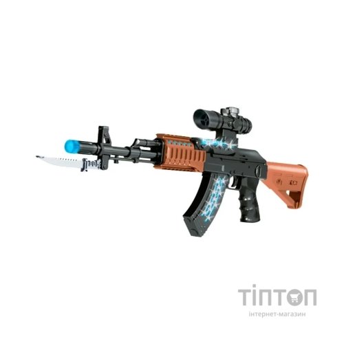 Іграшкова зброя ZIPP Toys Автомат світлозвуковою AK47, чорний (827B)