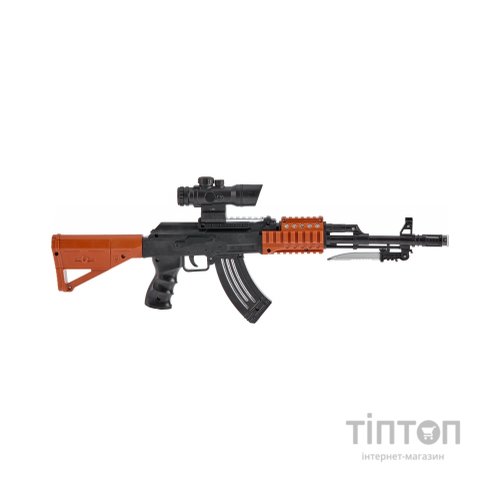 Іграшкова зброя ZIPP Toys Автомат світлозвуковою AK47, чорний (827B)