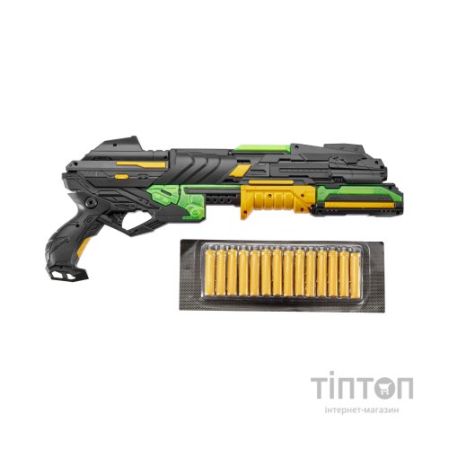 Іграшкова зброя ZIPP Toys Бластер + 14 патронів, жовтий (FJ1054)
