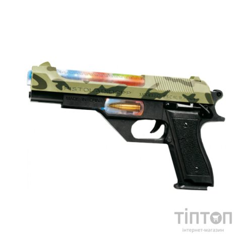 Іграшкова зброя ZIPP Toys Пістолет світлозвуковою Пустельний орел, камуфляж (814)