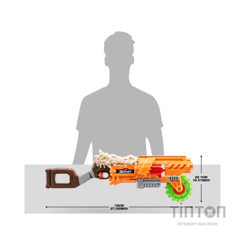 Іграшкова зброя Zuru Бластер X-Shot Insanity horrorfire Doomsday (36732)