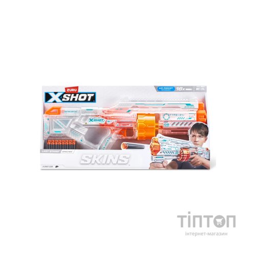 Іграшкова зброя Zuru Швидкострільний бластер X-Shot Skins Last Stand Specter (36518Q)
