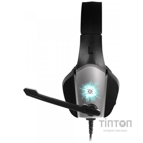 Ігрова гарнітура Defender X-Skull чорно-сіра, кабель 2.1 м (64585)