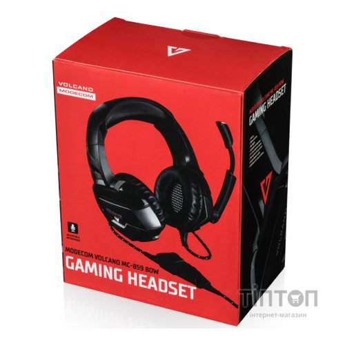Навушники Modecom MC-859 Bow Volcano Gaming Series Black-Red (S-MC-859-BOW)
