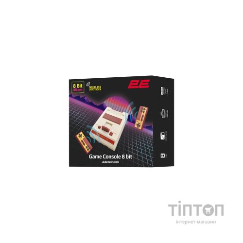 Ігрова консоль 2E 8bit HDMI (2 бездротових геймпада, 3000 (2E8BHDWS3000)