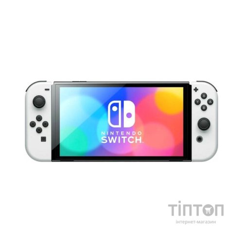 Ігрова консоль Nintendo Switch OLED (біла) (045496453435)