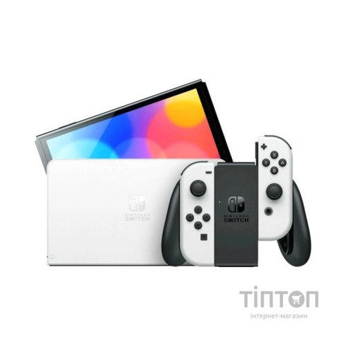Ігрова консоль Nintendo Switch OLED (біла) (045496453435)