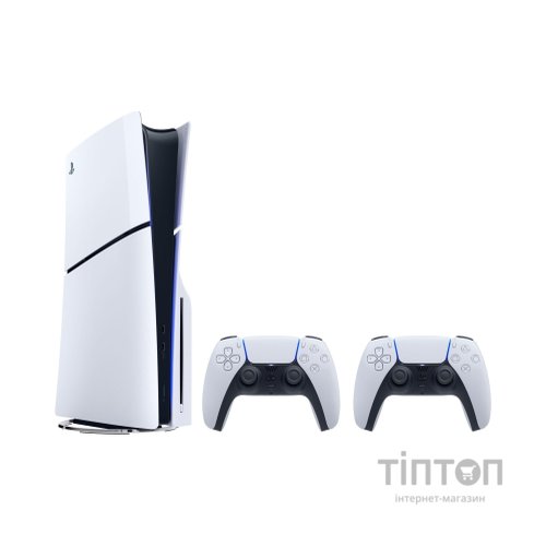 Ігрова консоль Sony Playstation 5 Slim (2 геймпада Dualsense) Blu-Ray (1000042053)