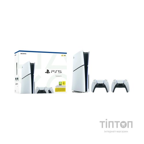 Ігрова консоль Sony Playstation 5 Slim (2 геймпада Dualsense) Blu-Ray (1000042053)