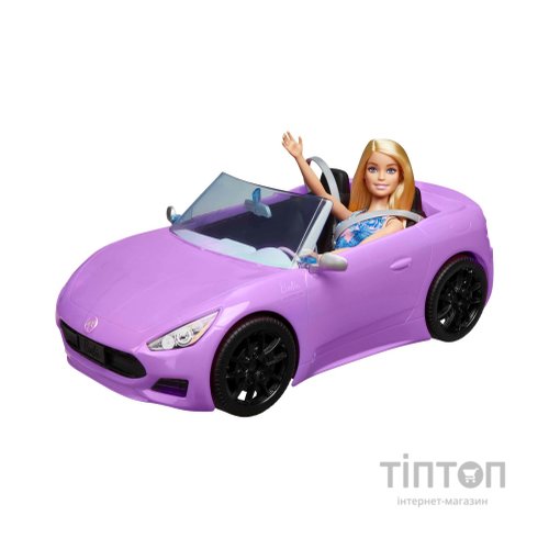 Ігровий набір Barbie Бузковий кабріолет мрії з лялькою Barbie (HBY29)