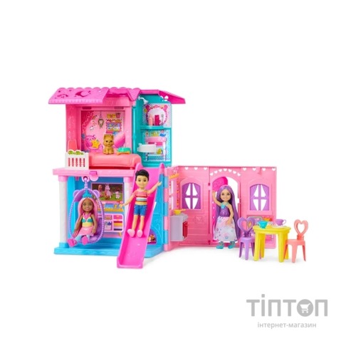 Ігровий набір Barbie Портативний будиночок Club Chelsea з лялькою Челсі (JFW49)